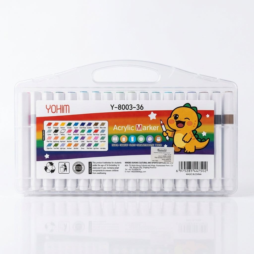 36pcs Acrylic brush pen