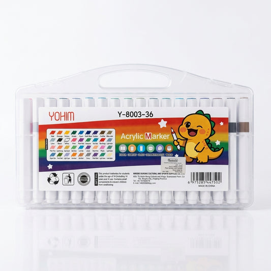 36pcs Acrylic brush pen