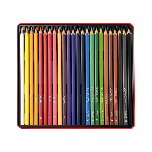 24 Pcs Coloring Pencils - Marco