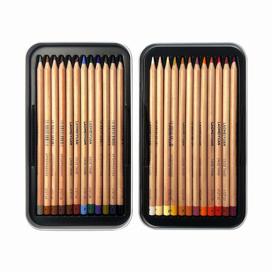 24 Pcs Soft pastel Color Pencils