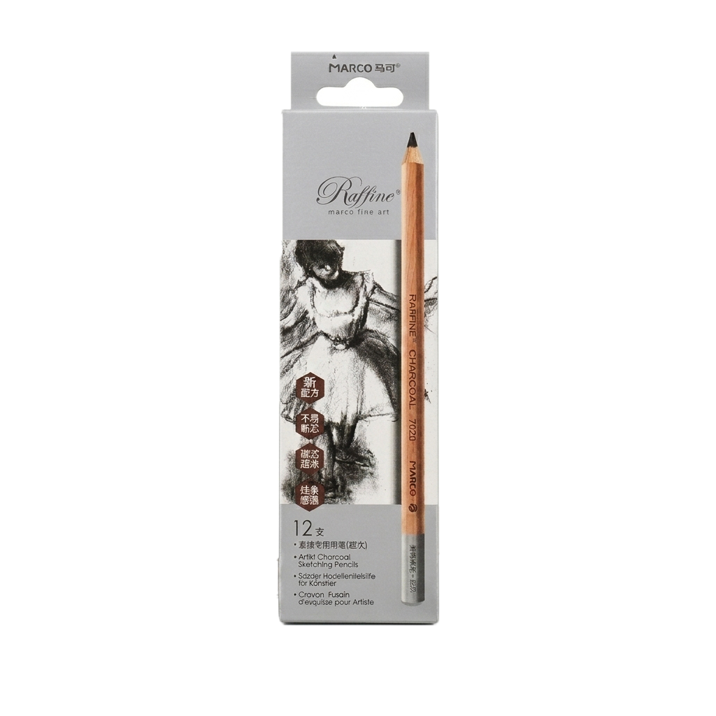 Raffine - 12 Charcoal Pencil