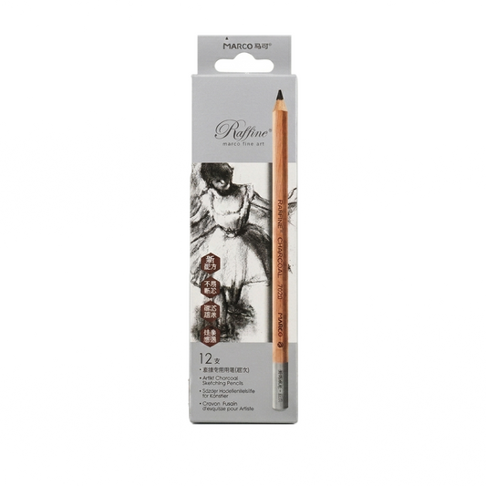 Raffine - 12 Charcoal Pencil