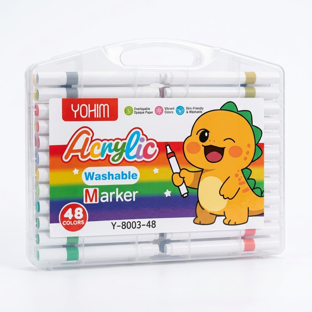 48pcs Acrylic brush pen